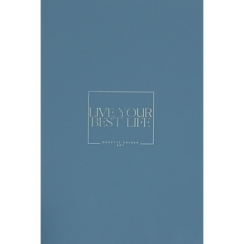Cosette Calder Live Your Best Life Slate Blue Notebook image number 0
